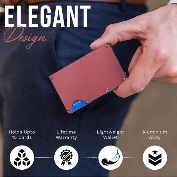 New Smart RFID Blocking Wallet/Card Holder - Picture 5 of 8